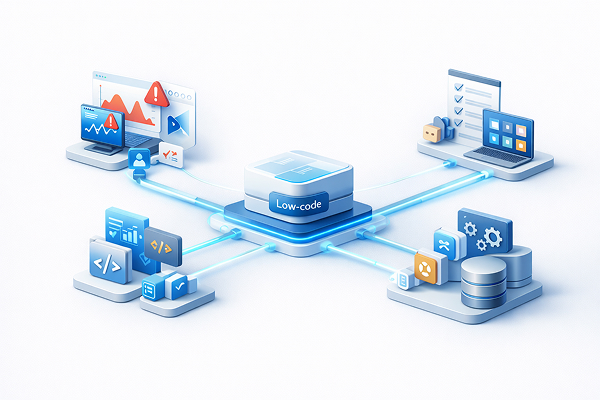low-code development, low-code platform integrations, what is low-code, no-code