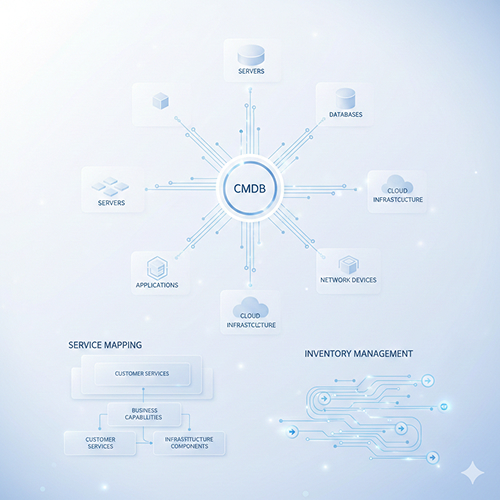 CMDB kurulumu, envanter yönetimi, envanter takibi, dependency mapping, CMDB kurulumu, Configuration Item